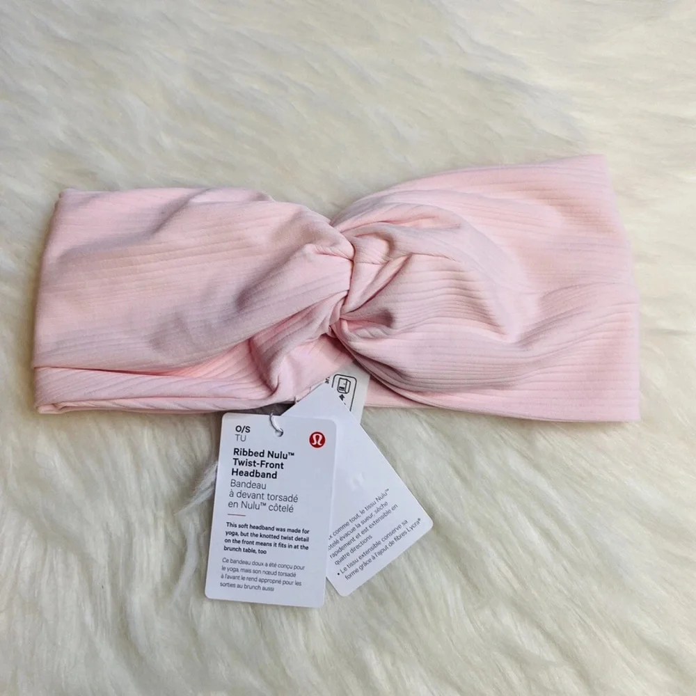 Lululemon Ribbed Nulu Twist Front headband
